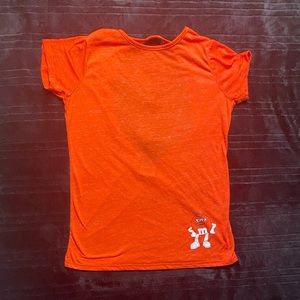 Orange m&ms shirt